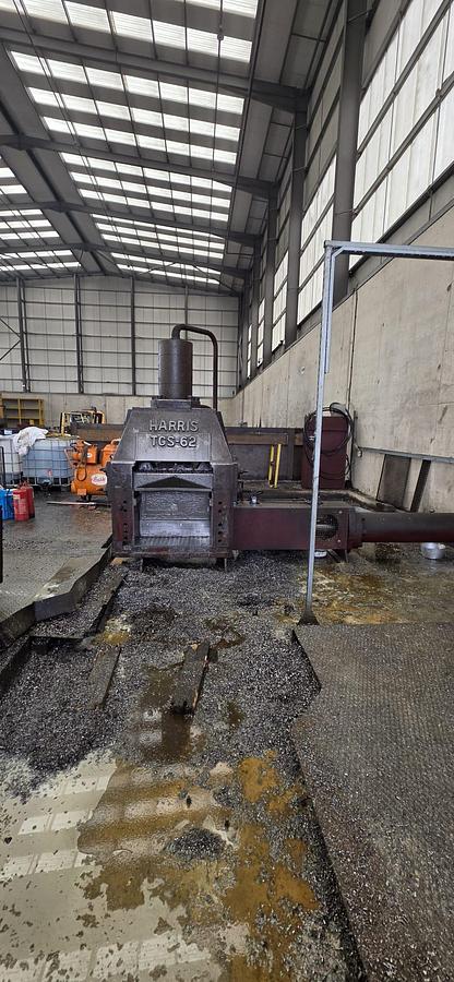 Used Harris TGS 62 Ferrous Metal Scrap Baler