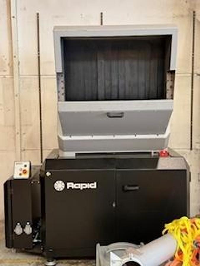 Used Weima WLK 1500 Shredder & Rapid Granulator G400 90KUB Full Processing Line 