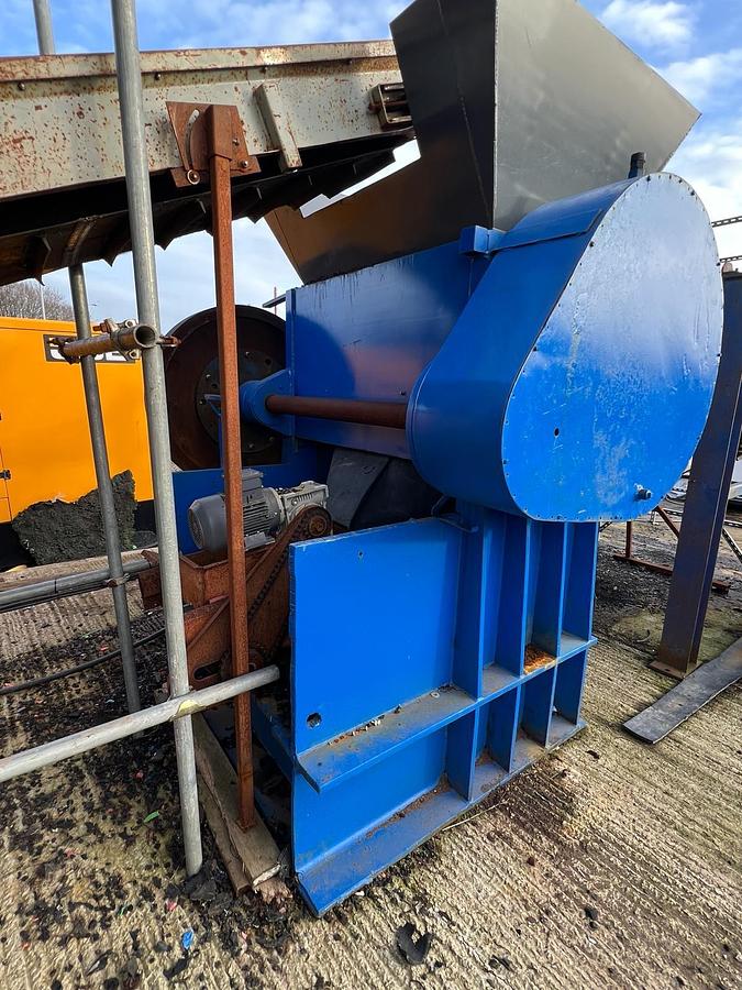 Used MTB 1700 Super Chopper Eldan 1200 Tyre Recycling Line