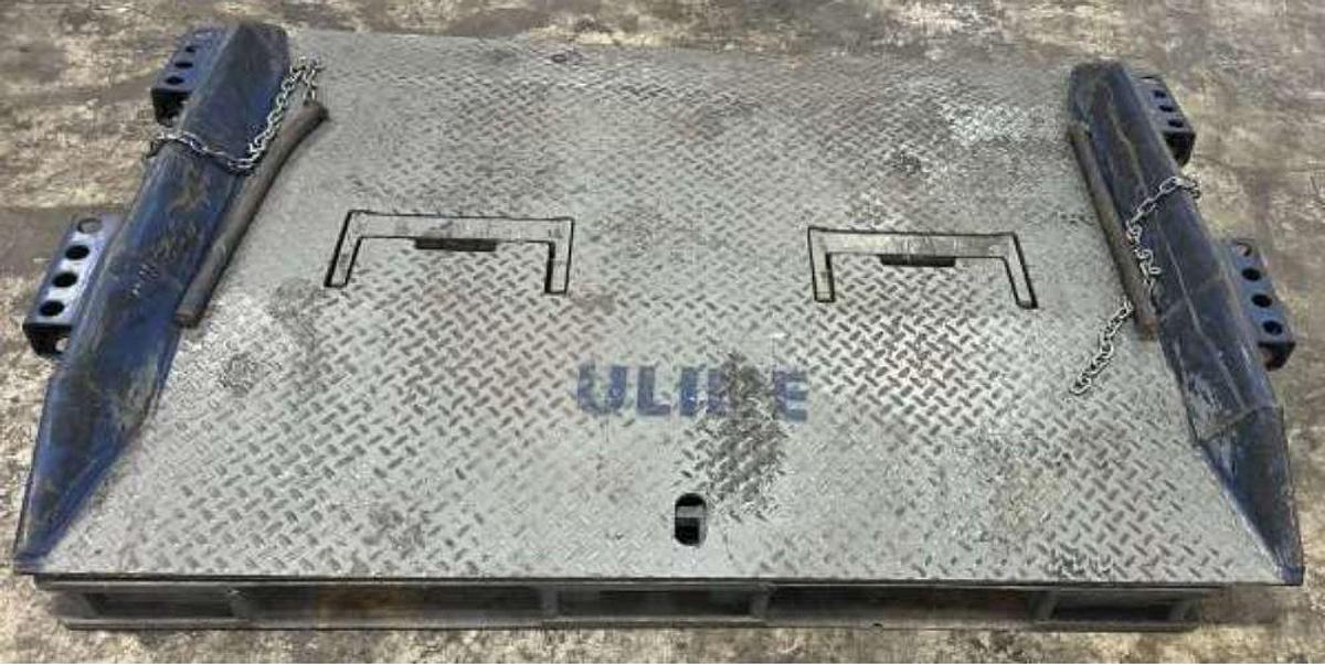 Used ULINE H-1828 Steel Dock Board