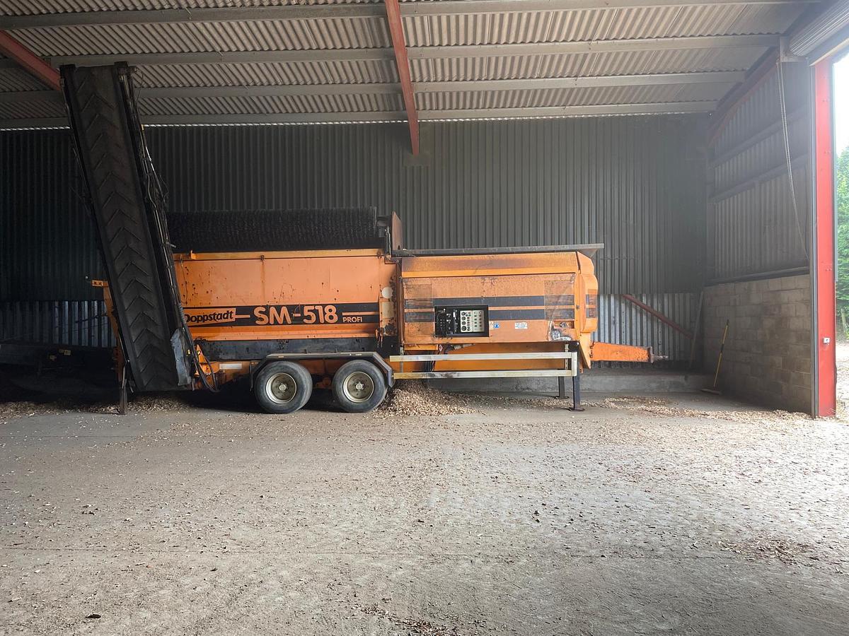 Used 2001 Doppstadt SM 518 Trommel Screen Screener 