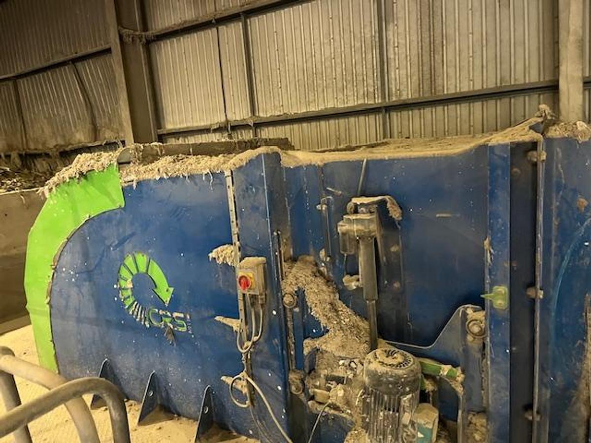 Used CRSNI 820 Trommel Lights Recycling Line Picking Station