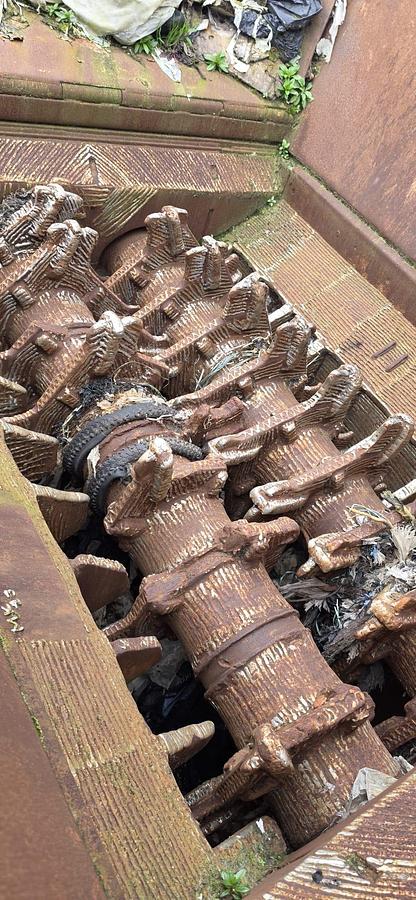 Used Terex TDS 830 Twin-shaft Slow-speed Shredder