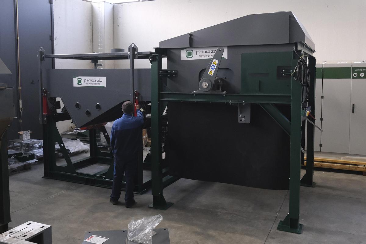 Used Panizzolo Mega 735 Stationary Hammer Mill.