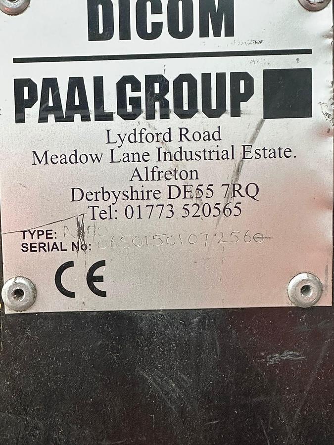 Used Dicom Kadant PAAL Waste Baler