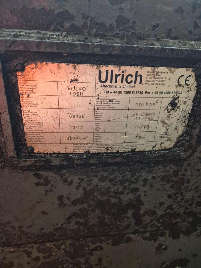 Used 2017 Volvo L90H Wheel Wheeled Loader