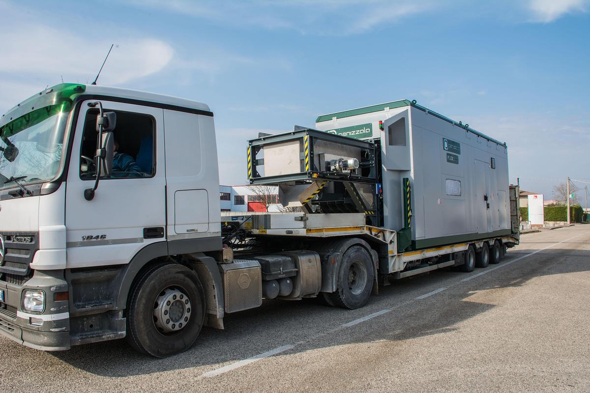 Panizzolo Flex 1000 Mobile Drum Hammer Mill