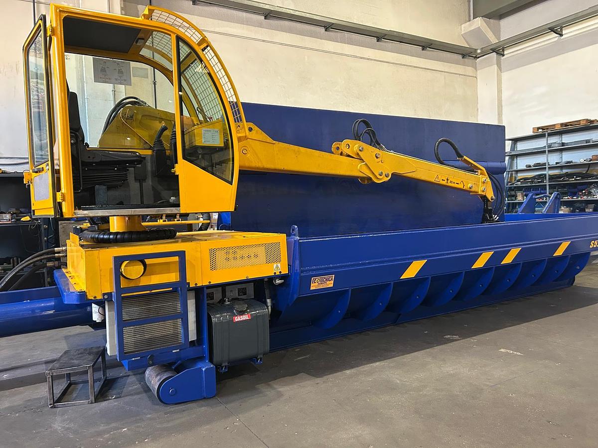 Used Ecotecnica S 5250-G Scrap Metal Baling Press