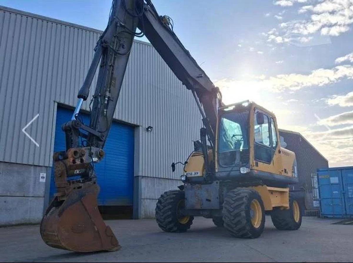 Used 2006 Volvo EW140B Wheel Wheeled Excavator