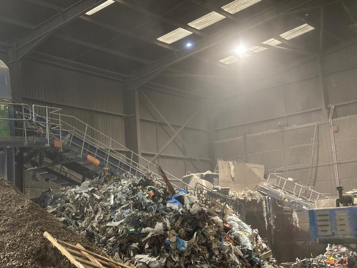 Used CRS Full Processing Line & Picking Station W/Trommel, Feeders, Conveyor, Magnet & ASU