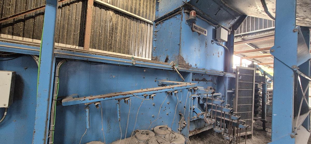 Used PAAL DONKON 500 Fully Automatic Baler & Cross Wrap Wrapping System