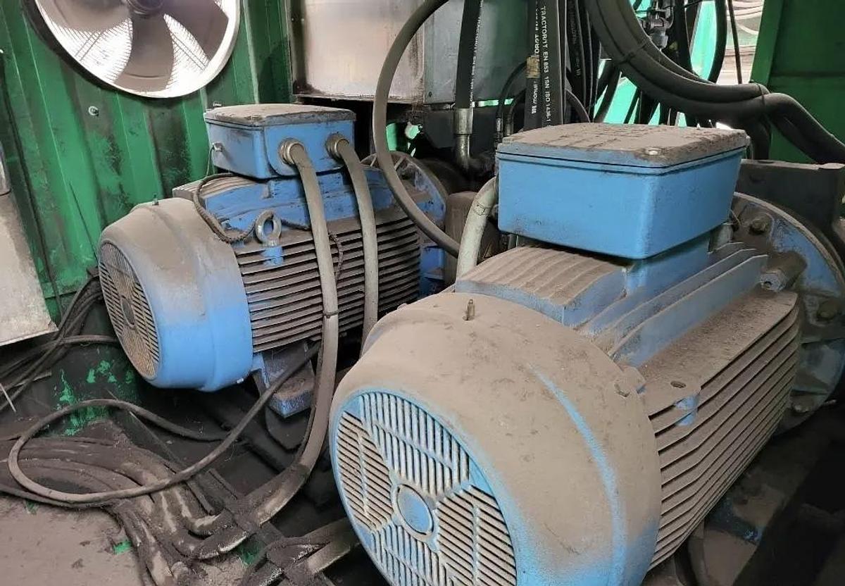 Used Komptech Crambo 6000 Shredder Parts (Shafts, Baskets, Remote Etc)