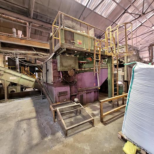 Used Full and comprehensive Plastics washing and drying line