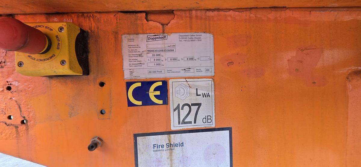 Used 2011 Doppstadt AK 530 High-speed Shredder Spare & Repairs Only