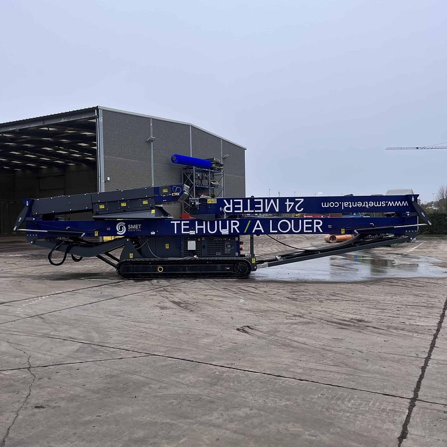 Used 2024 Smet Machinery 24 Meter Mobile Conveyor Belt