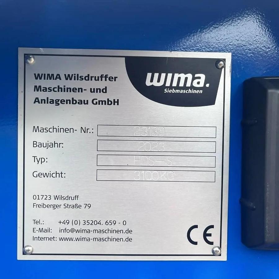 Used 2026 WIMA HDS-S Water Based Density Separator