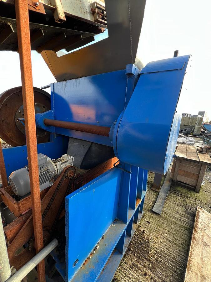 Used MTB 1700 Super Chopper Eldan 1200 Tyre Recycling Line