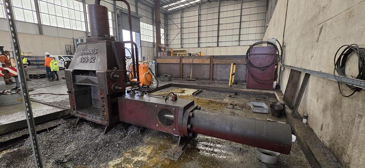 Used Harris TGS 62 Ferrous Metal Scrap Baler