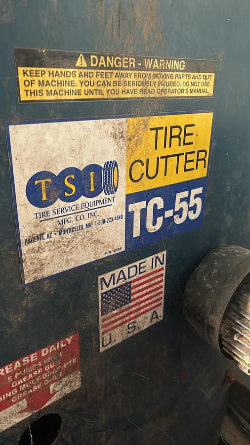 Used TSI TC-55 Tyre Tire Cutter