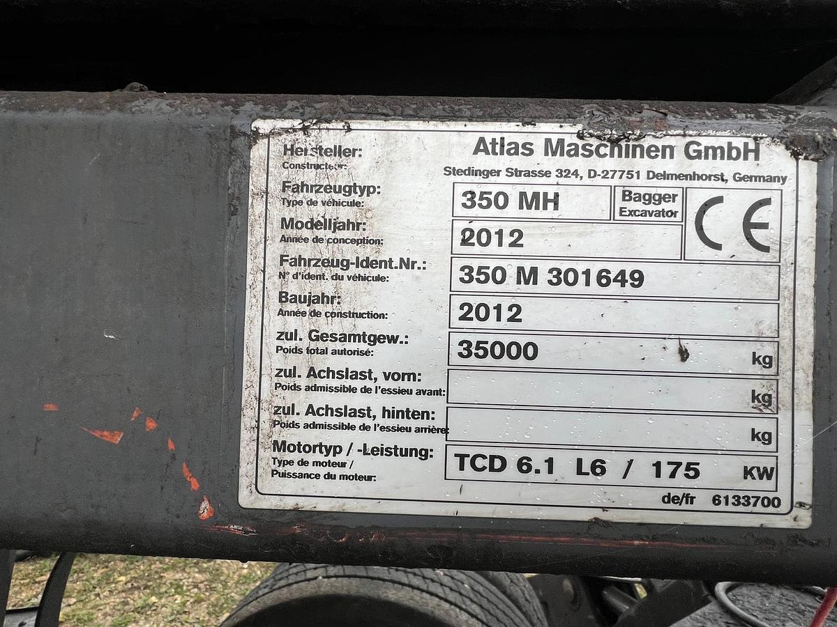 Used 2012 Atlas 350 MH Material Handler 