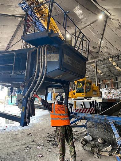 Used 2009 DINOSAURUS 2600 S Static Slow-speed Twin-shaft Shredder