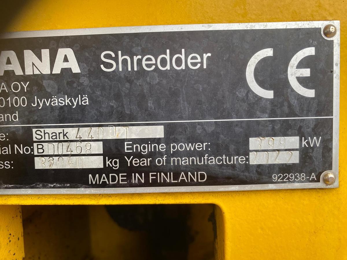 Used 2022 TANA 440DT Eco Slow-Speed Shredder