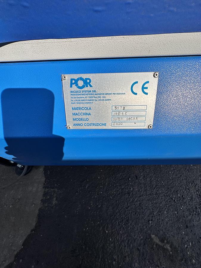 Used 2020 POR Super Oscar Briquetting Press