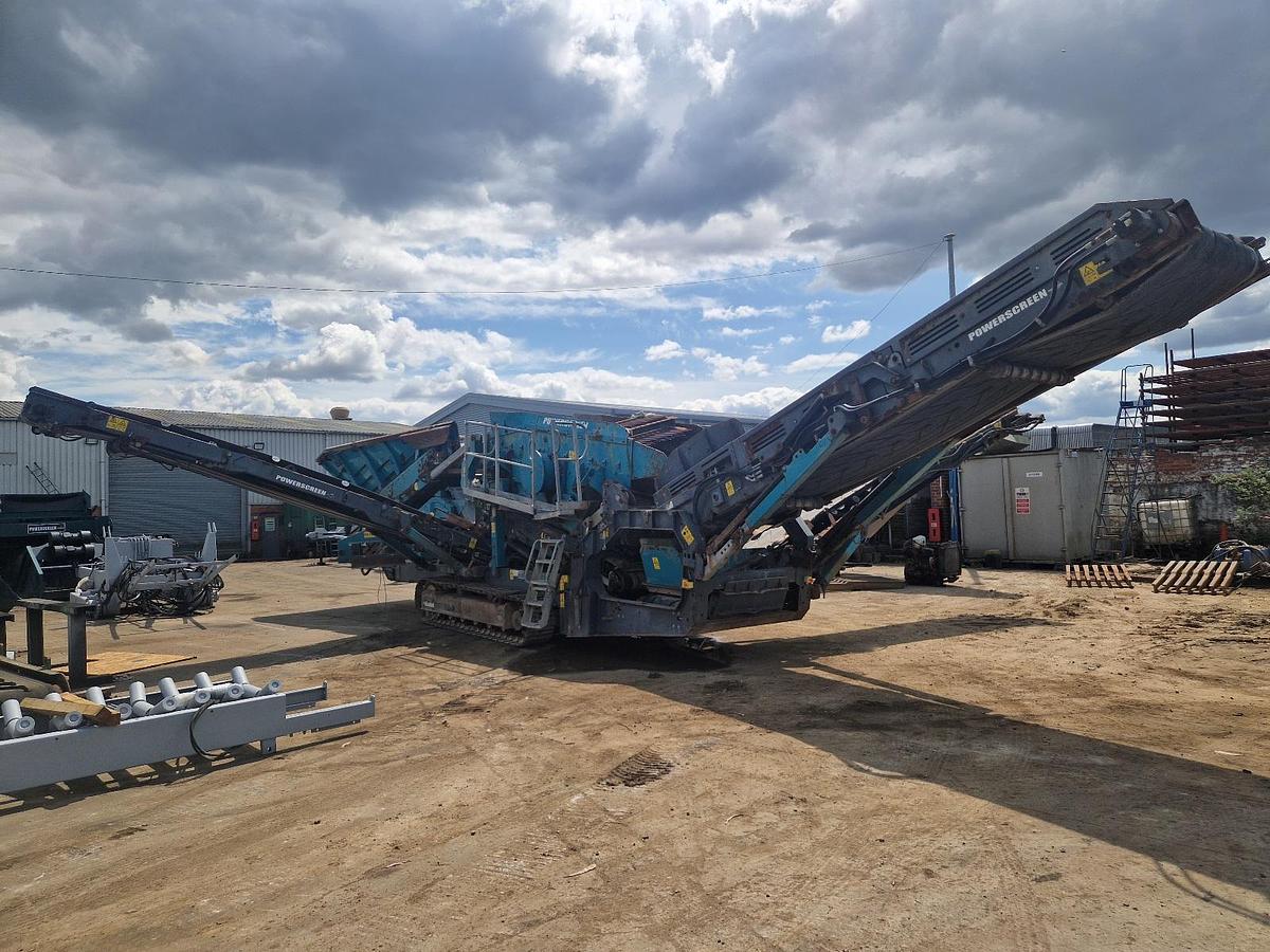 Used 2014 Powerscreen Warrior 1400X Tracked Screen Screener