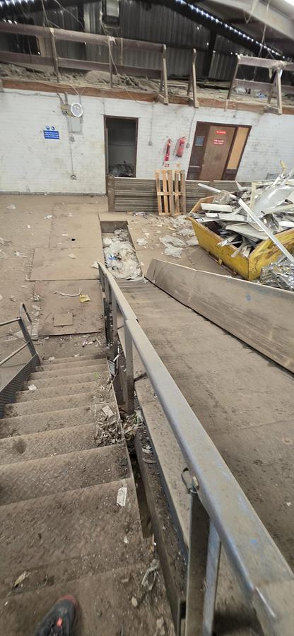 Used Picking Station  with twin ran baler