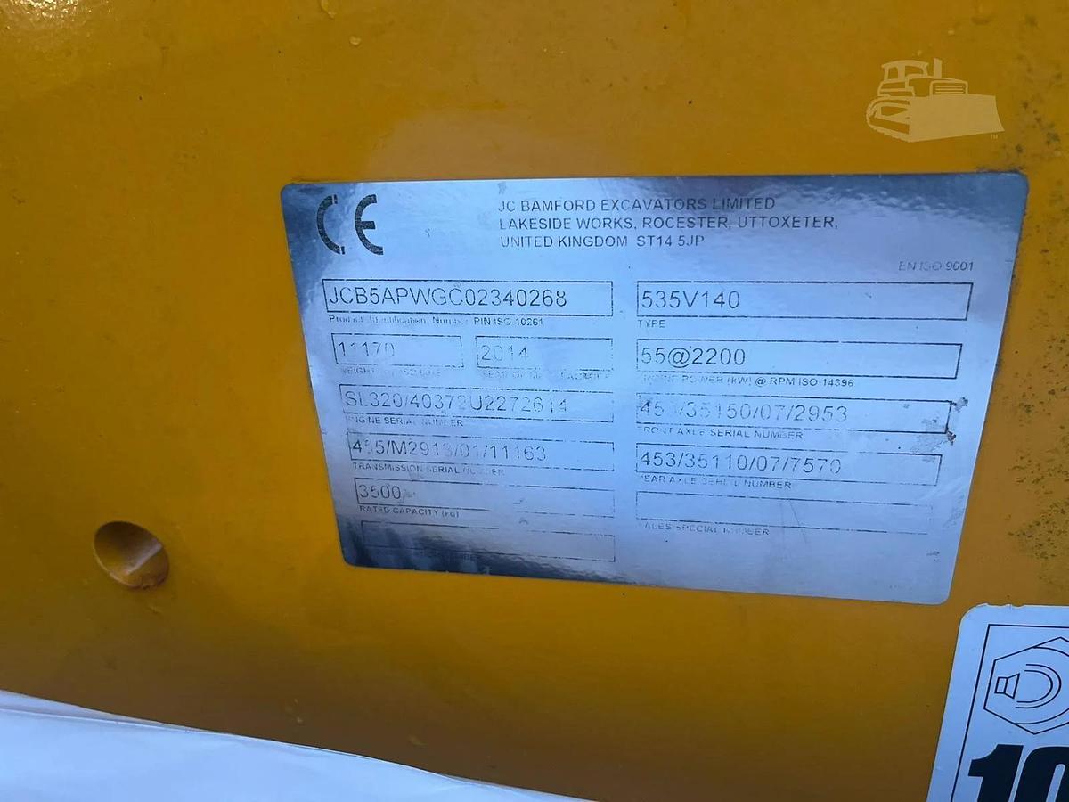 Used 2014 JCB 535-140 Telehandler