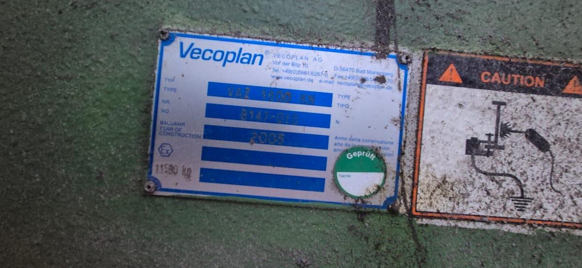 Used 2005 Vecoplan VAZ 1800 Single-shaft Shredder