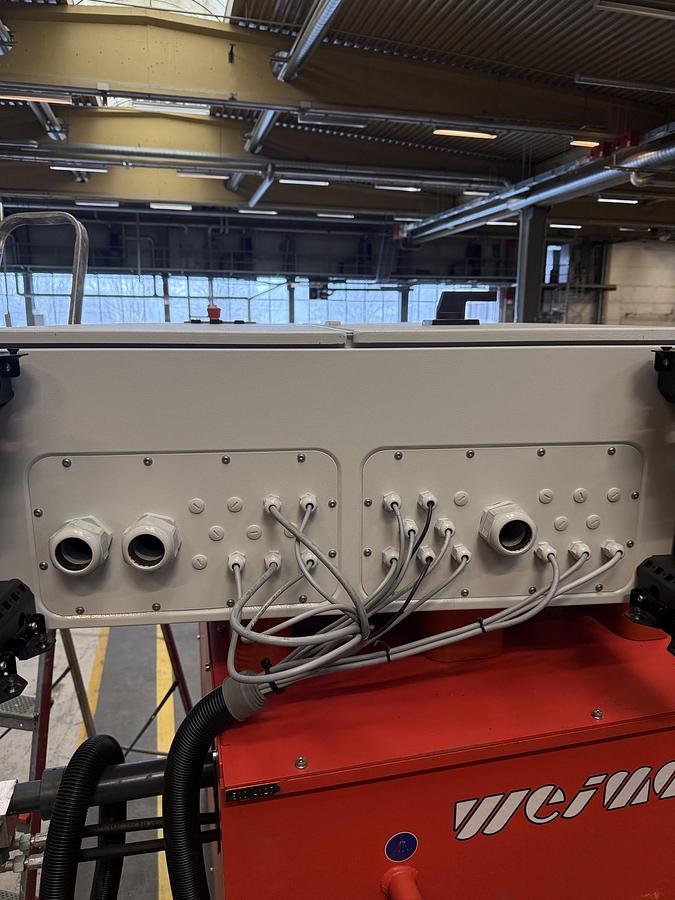 Used Weima WLK 1500 Shredder & Rapid Granulator G400 90KUB Full Processing Line 