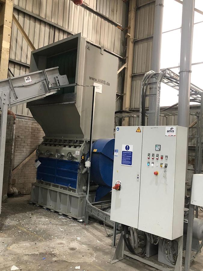 Used 2022 Amis GSH 800/1600 Plastics Granulator Plant 