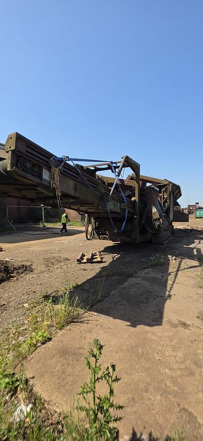 Used Powerscreen Warrior 1400 Tracked Screen Screener