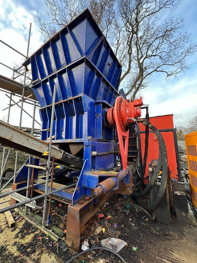 Used MTB 1700 Super Chopper Eldan 1200 Tyre Recycling Line