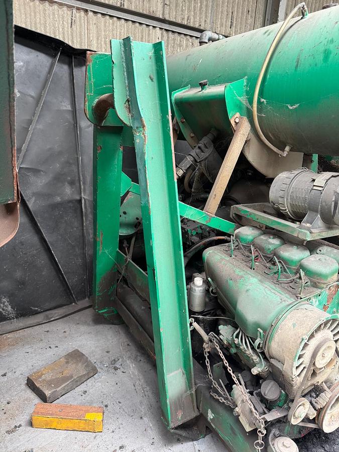 Used Large Diesel Hooklift Yard Mixer