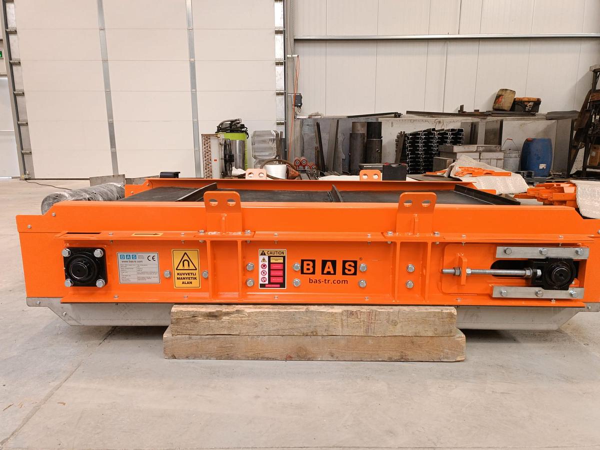 Used 2026 BAS MBS-M-1000 Permanent Magnetic Over-Band Ferrous Metal Separator