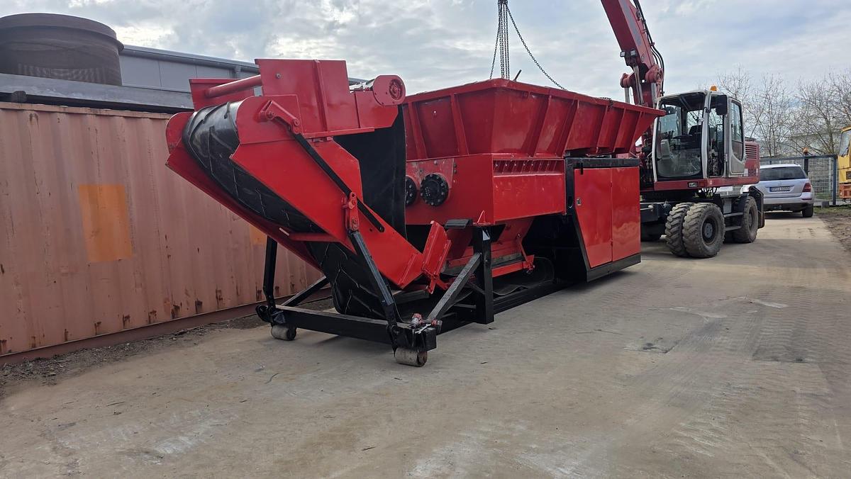 Used Hammel VB 650 E & NSZ 700 E Primary Crusher and High-speed Shredder Combo