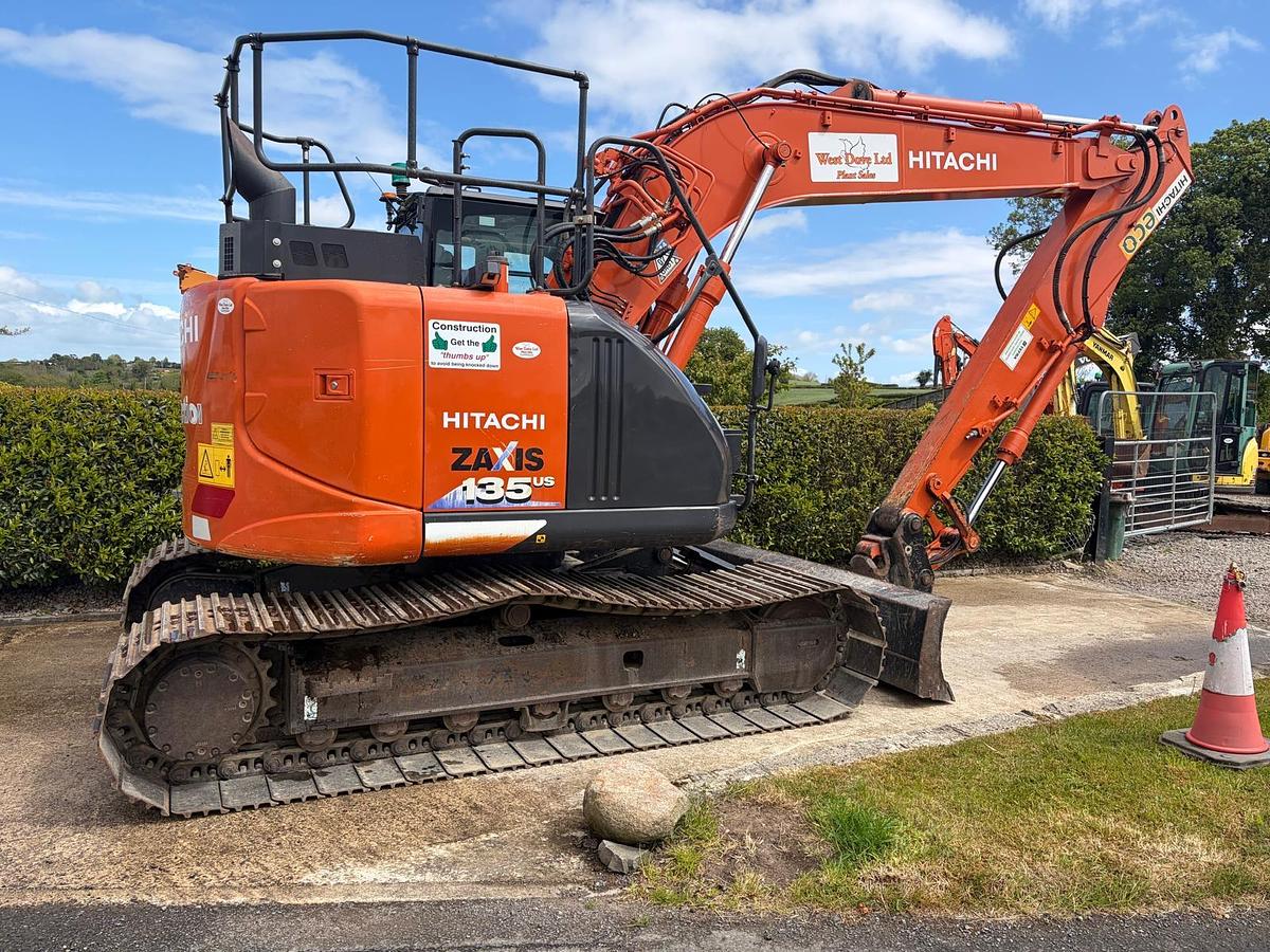 Used 2020 Hitachi ZX135US-6 Crawler Excavator 