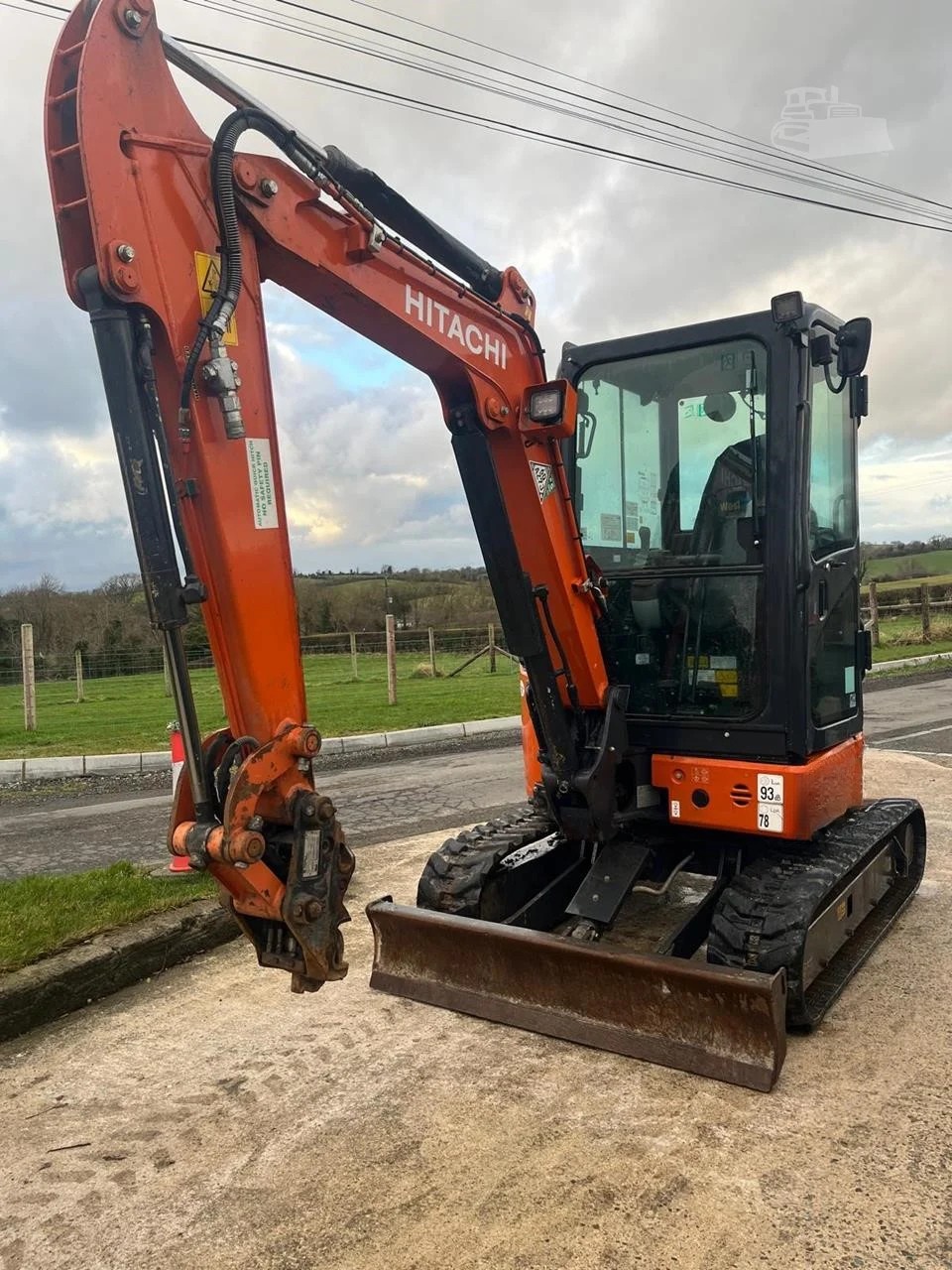 Used 2023 Hitachi ZX26U-6 CR Mini Excavator