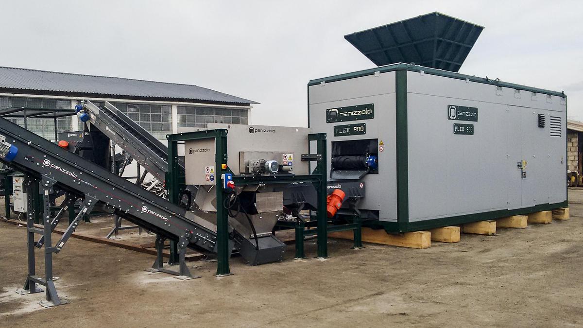 Panizzolo Flex 800 Mobile Drum Hammer Mill