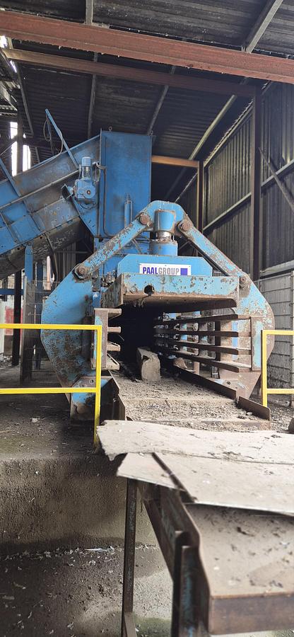 Used PAAL DONKON 500 Fully Automatic Baler & Cross Wrap Wrapping System