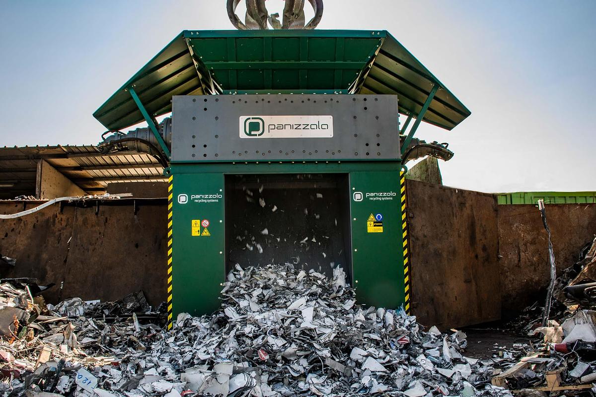 Panizzolo PZ H 1500 R R Twin-shaft Shredder