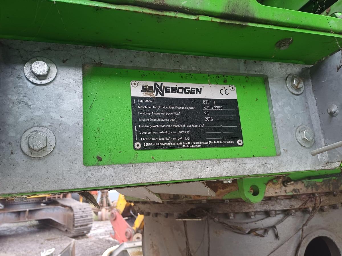 Used 2018 SENNEBOGEN 817 E Compact Waste Material Handler 