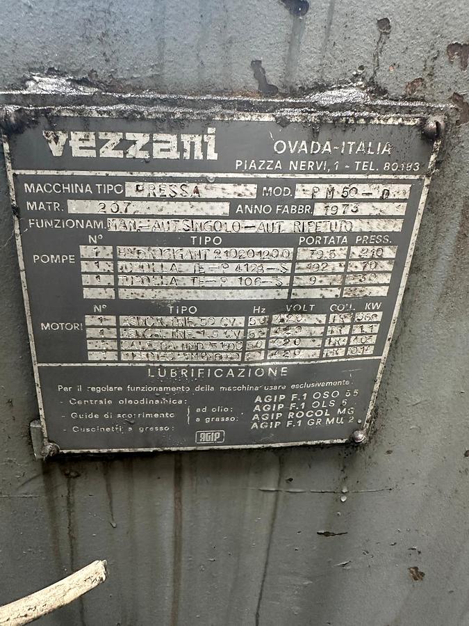 Used 1973 Vezzani PM50-D Baler
