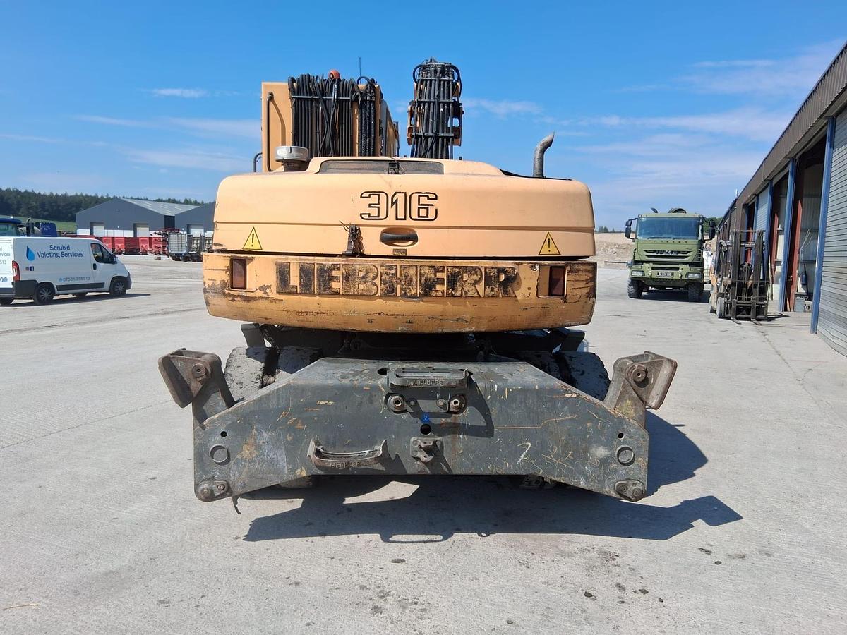 Used 2006 Liebherr A316 Litronic Wheel Wheeled Excavator