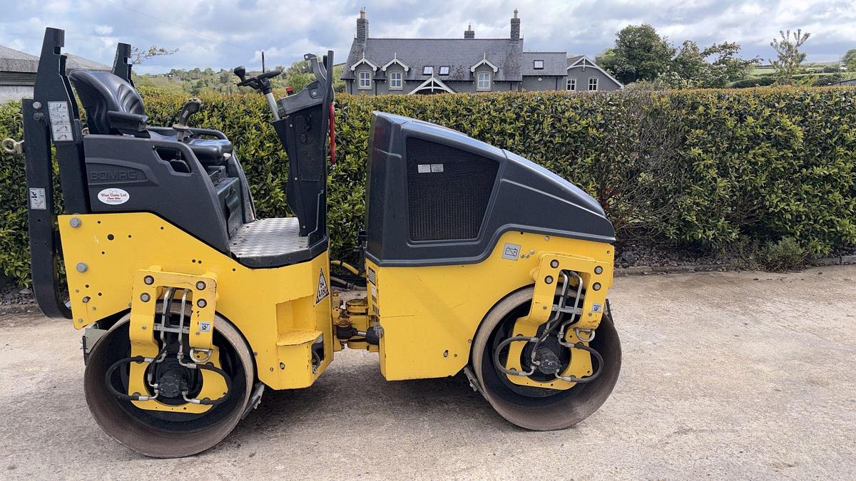 Used 2019 Bomag BW 120 AD-5 Tandem Roller Compactor