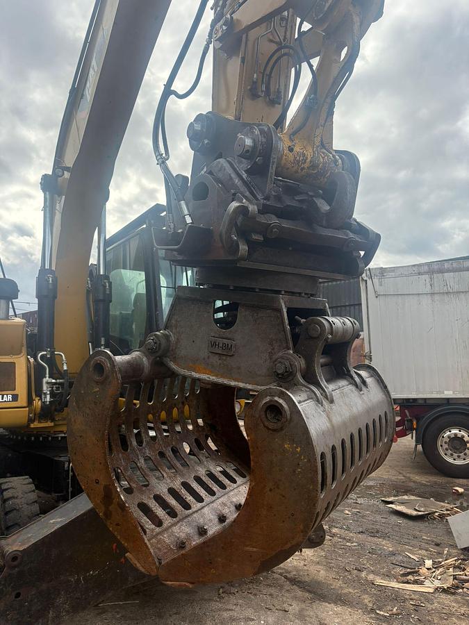 Used 2013 CAT Caterpillar M318D MH Wheeled Excavator 