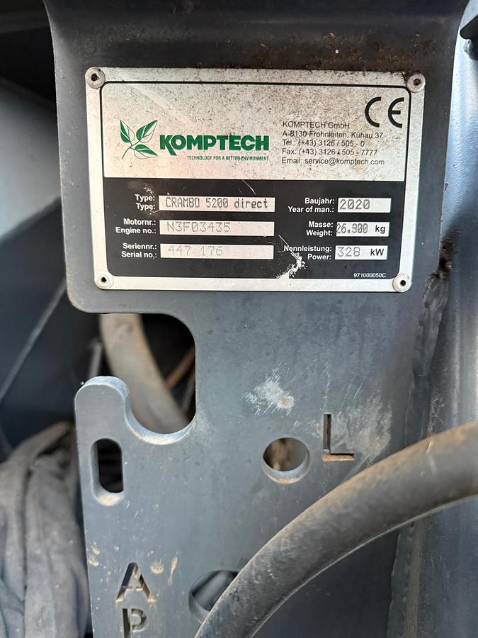 Used 2020 Komptech Crambo 5200 Direct