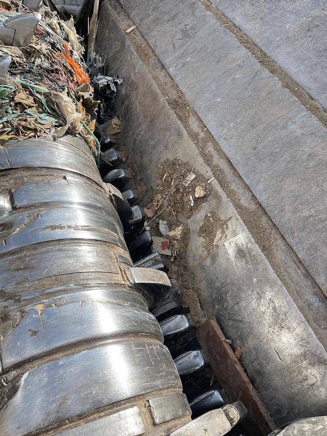 Used 2005 Doppstadt DW 2560 Single-shaft Slow-speed Shredder